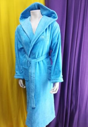 халат женский модель 153 голубой