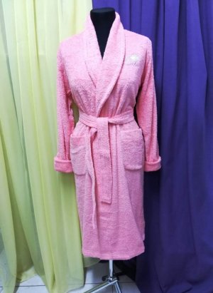 халат женский модель 54н (розовый)
